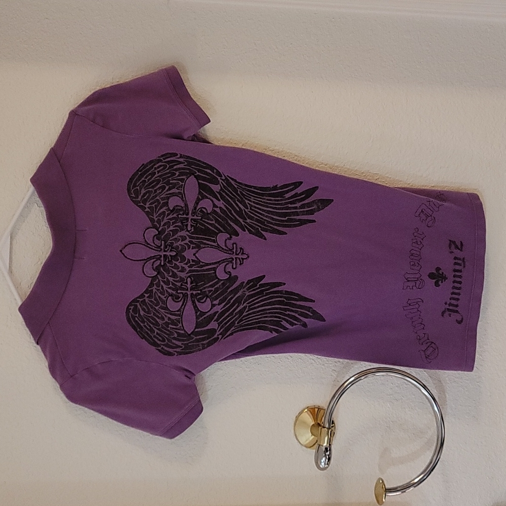 Jimmy Z small purple fitted polo